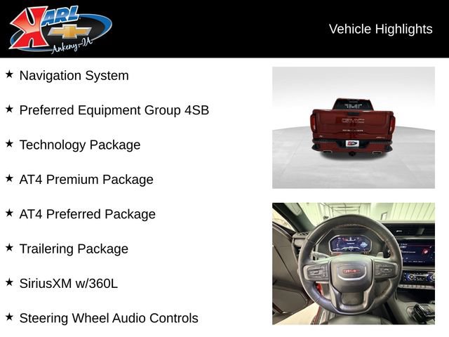 Certified 2024 GMC Sierra 1500 AT4 w/ Technology Package image 2