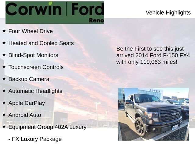 Used 2014 Ford F150 FX4 w/ Equipment Group 402A Luxury image 4