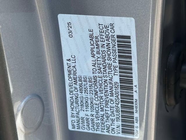Certified 2025 Acura TLX w/ Technology Package FWD image 16