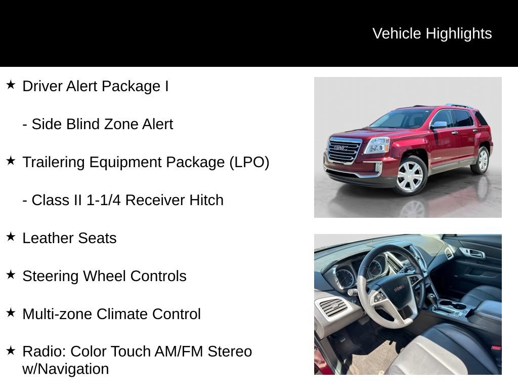 Used 2016 GMC Terrain SLT w/ Open Road Package FWD image 16