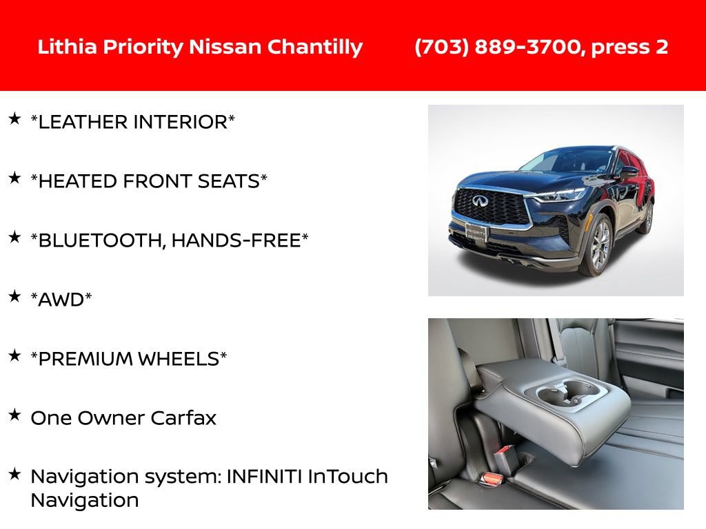 Used 2023 INFINITI QX60 Luxe w/ Cargo Package AWD/4WD image 6