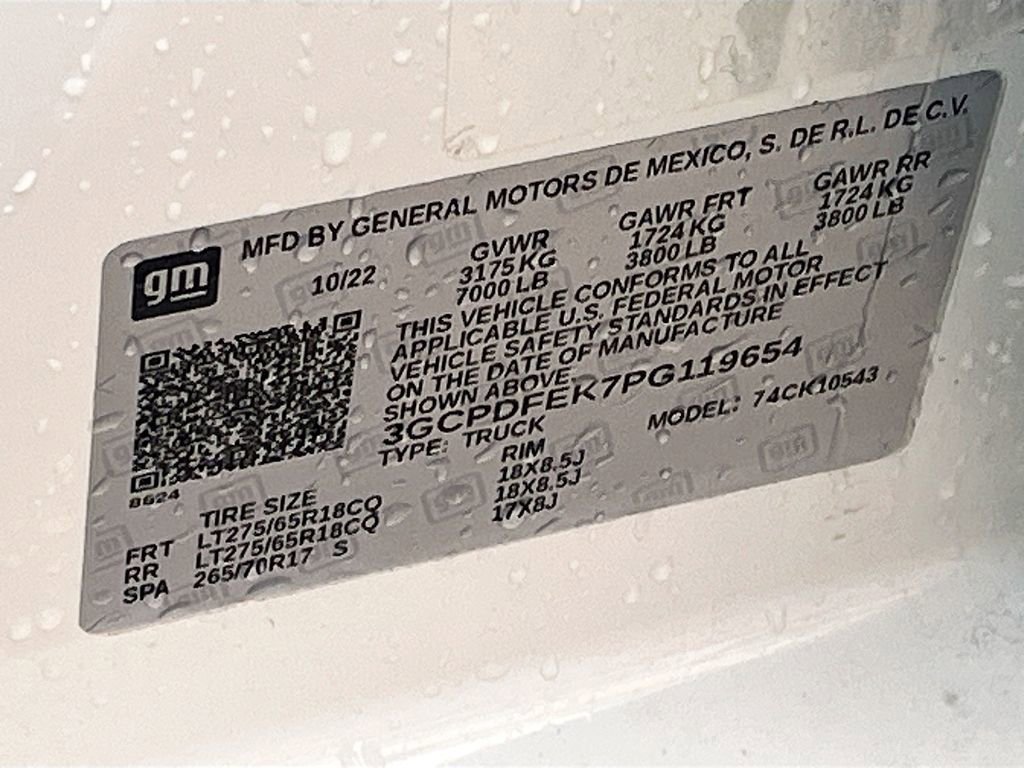 Used 2023 Chevrolet Silverado 1500 LT Trail Boss w/ Protection Package image 31