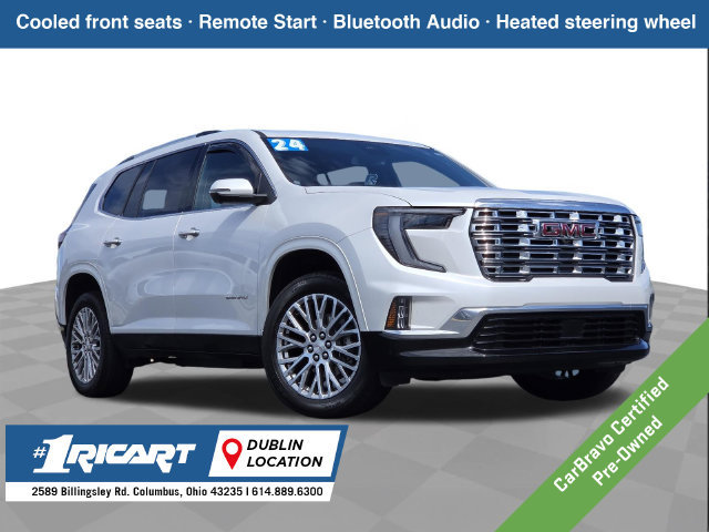 Certified 2024 GMC Acadia Denali w/ LPO, Floor Liner Package
