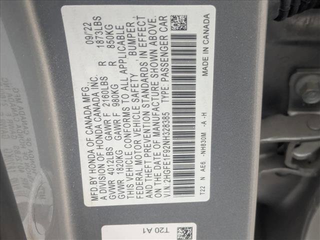 Used 2022 Honda Civic Touring image 18