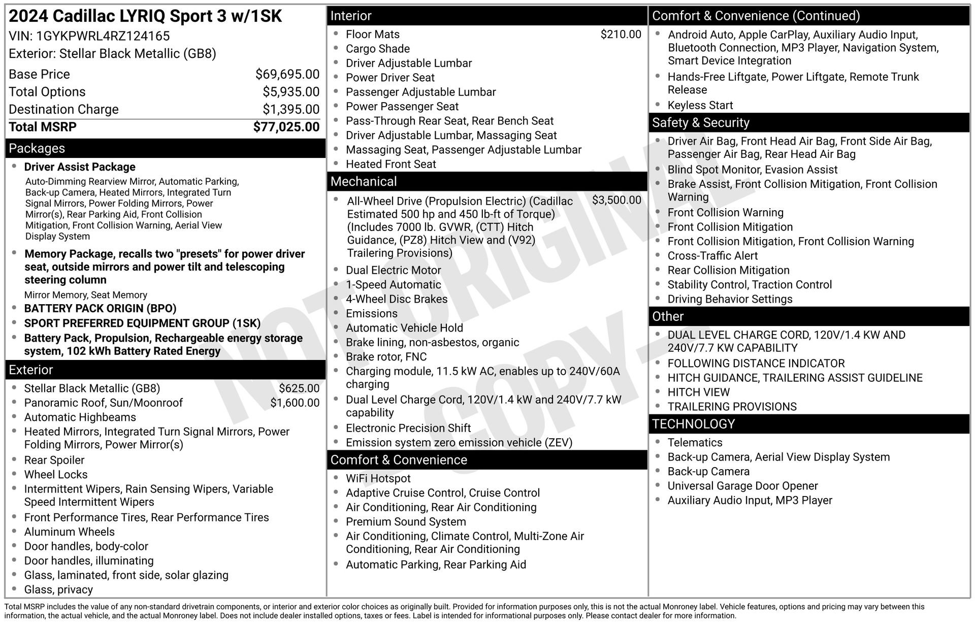 Certified 2024 Cadillac Lyriq Sport image 45