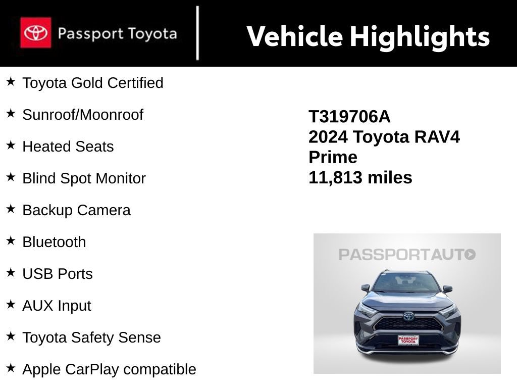 Certified 2024 Toyota RAV4 SE w/ Weather & Moonroof Package AWD/4WD image 15