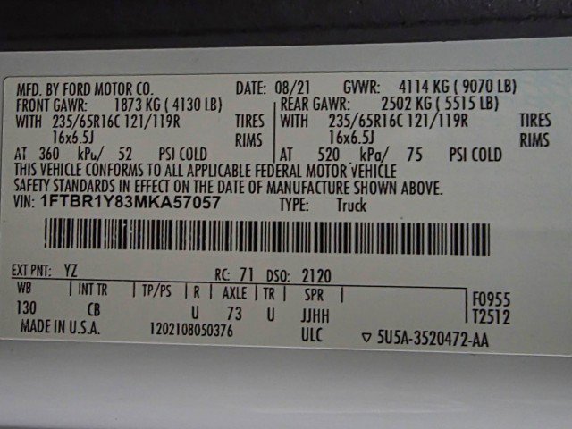 Used 2021 Ford Transit 250 Low Roof w/ Exterior Upgrade Package image 33