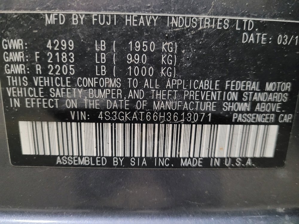 Used 2017 Subaru Impreza 2.0i Limited w/ Moonroof/BSD & Rcta/Eyesight image 33