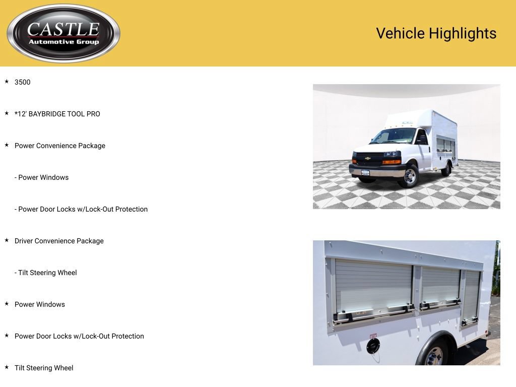 Used 2024 Chevrolet Express 3500 w/ Power Convenience Package RWD image 4