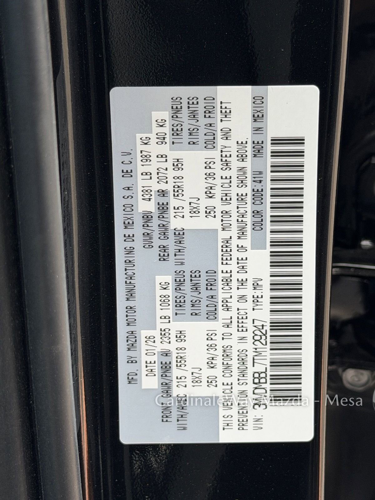 New 2026 MAZDA CX-30 AWD 2.5 S w/ Select Sport Pkg image 23