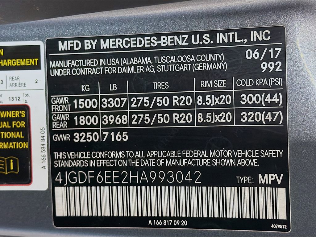 Certified 2017 Mercedes-Benz GLS 450 GLS 450 image 38