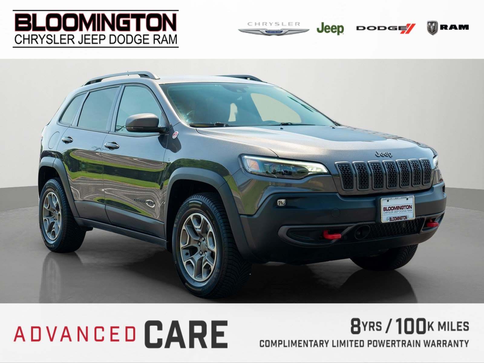 Used 2021 Jeep Cherokee Trailhawk w/ Trailer Tow Group AWD/4WD image 1
