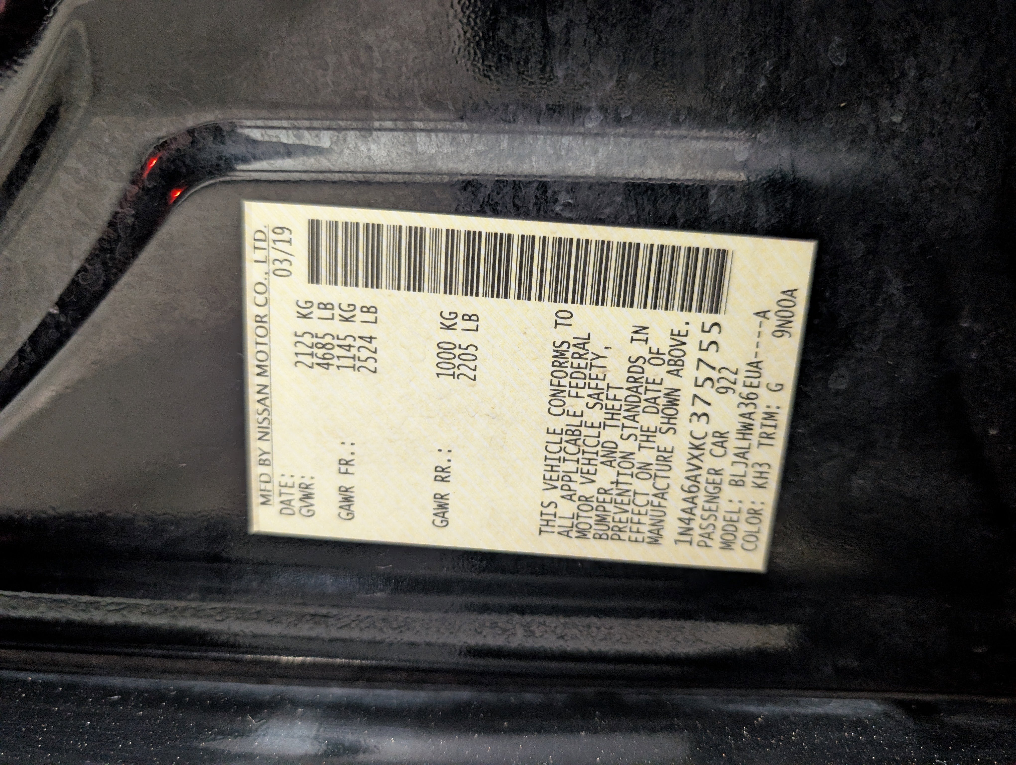 Used 2019 Nissan Maxima Platinum w/ Sport Mat Group image 24