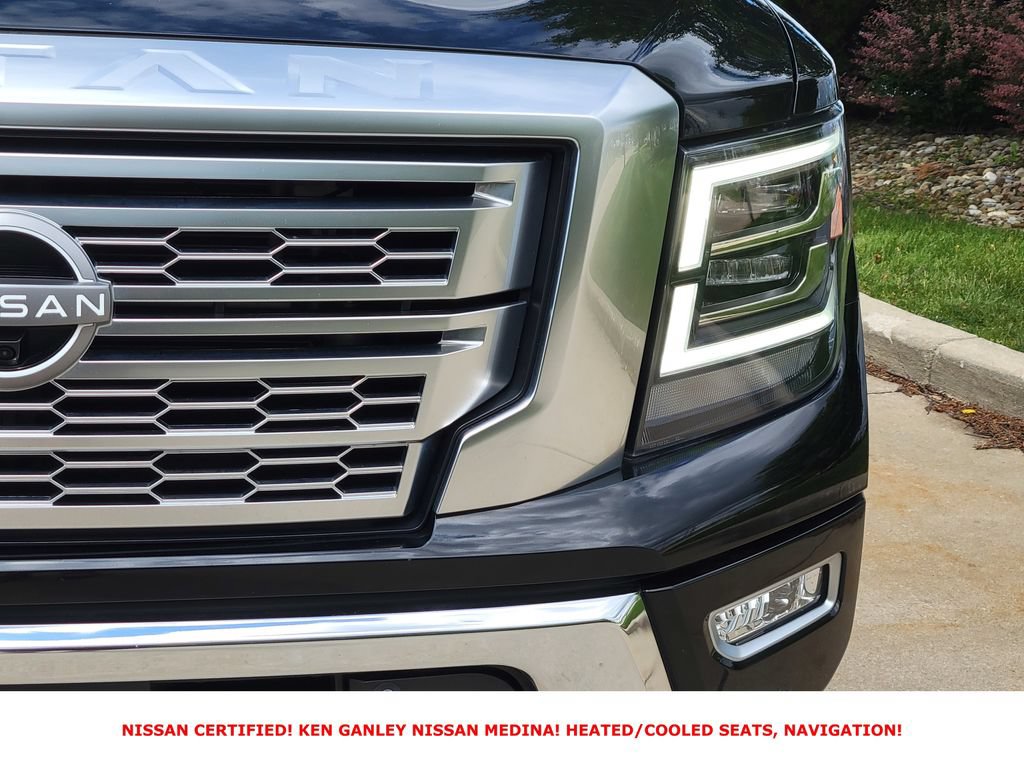 Certified 2023 Nissan Titan Platinum Reserve w/ Off Road Protection Package AWD/4WD image 11