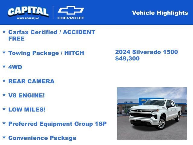 Used 2024 Chevrolet Silverado 1500 RST w/ LPO, Dark Essentials Package image 5
