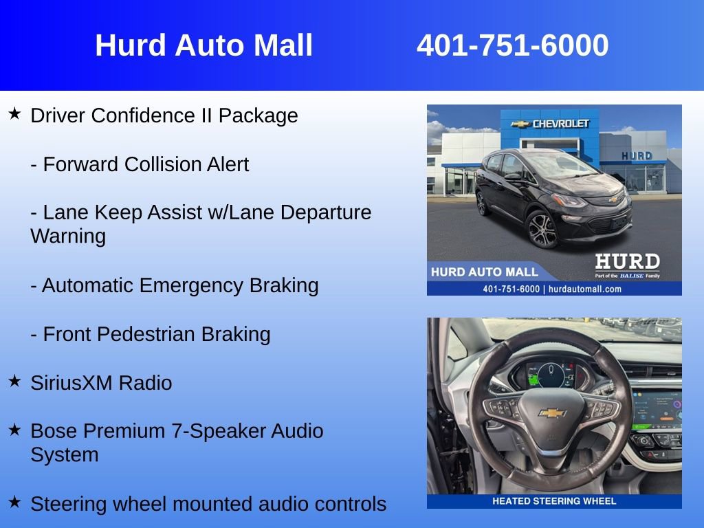 Used 2020 Chevrolet Bolt Premier w/ Infotainment Package image 12