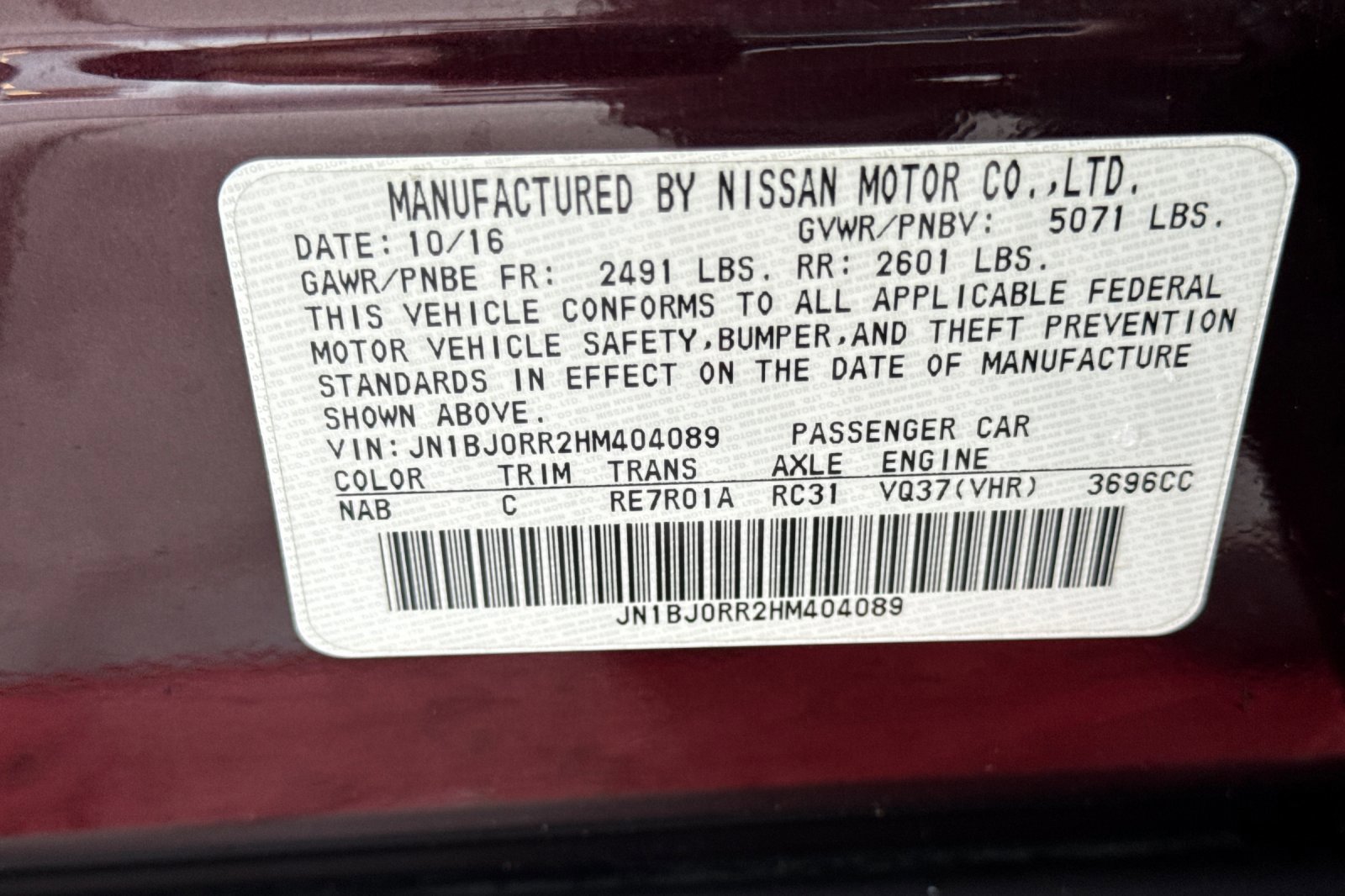 Used 2017 INFINITI QX50 AWD w/ Technology Package image 21