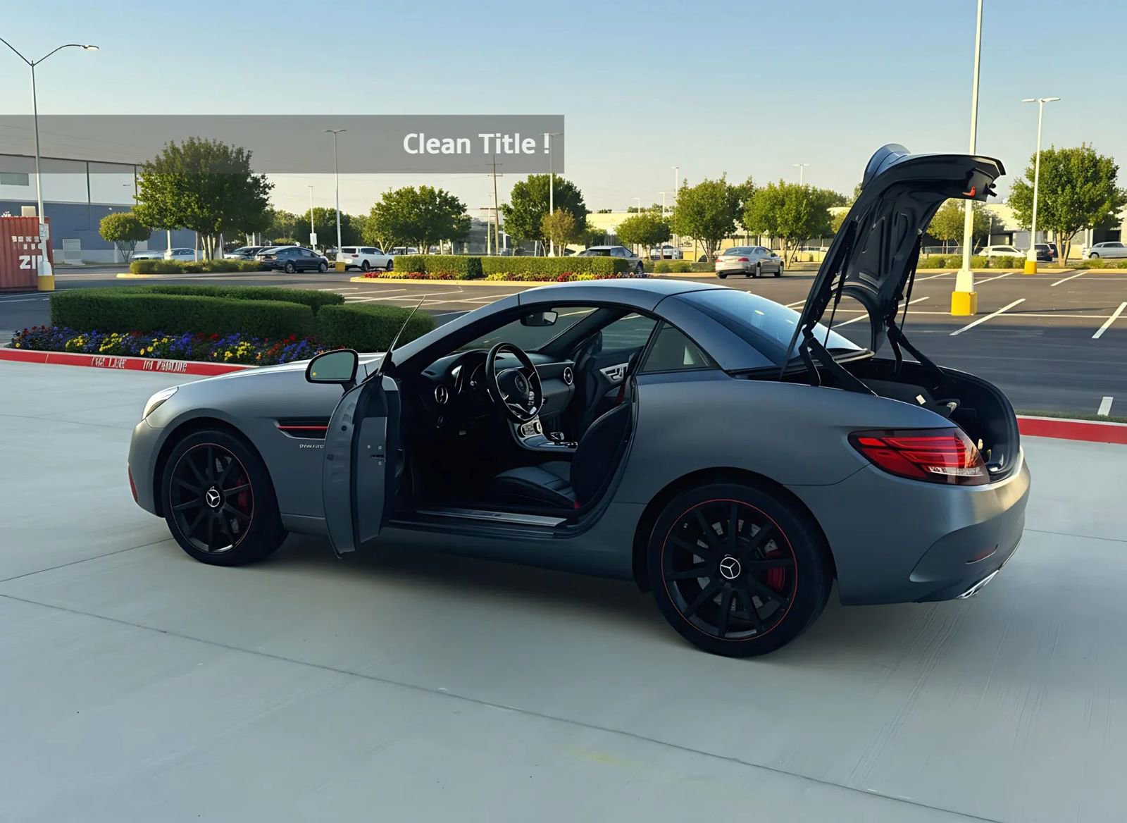 Used 2018 Mercedes-Benz SLC 43 AMG SLC 43 AMG Roadster 2D image 3