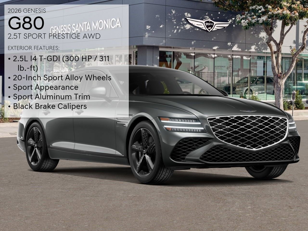 New 2026 Genesis G80 2.5T Sport Prestige image 3