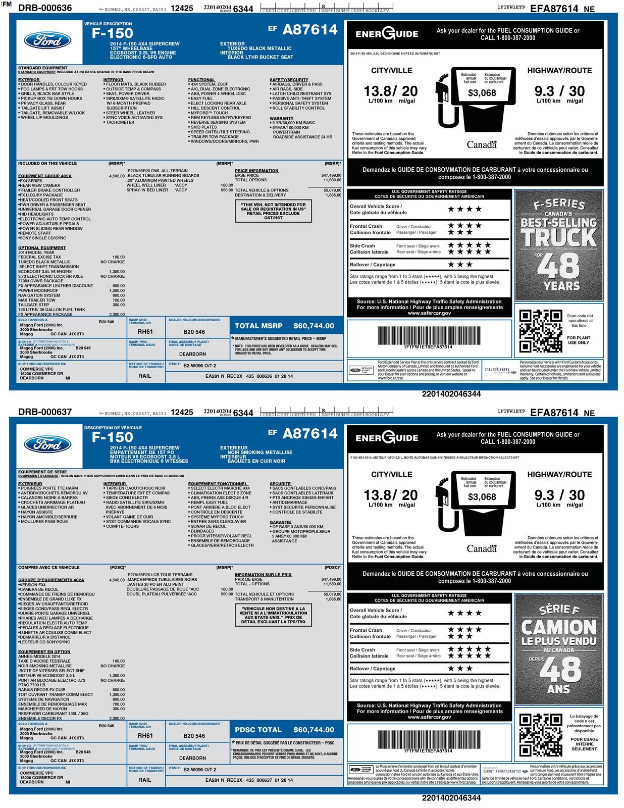 Used 2014 Ford F150 FX4 w/ Equipment Group 402A Luxury image 6