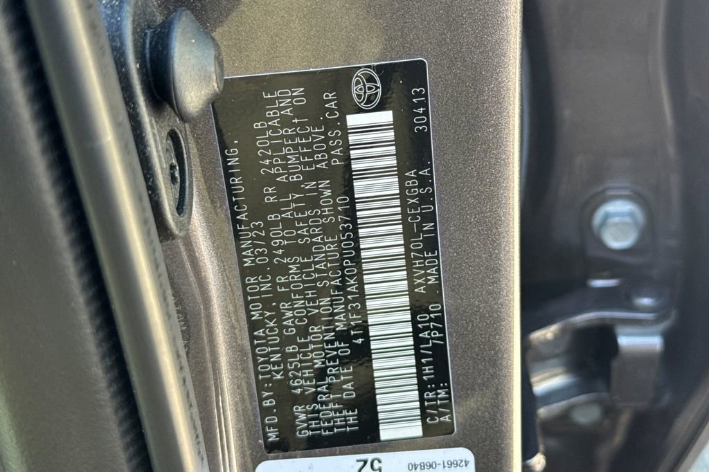 Certified 2023 Toyota Camry XLE w/ Navigation Package FWD image 29