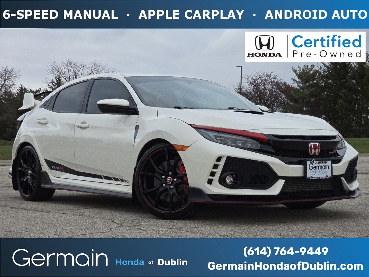Certified 2018 Honda Civic Type R
