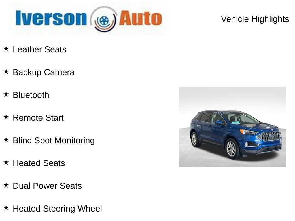 Used 2024 Ford Edge SEL w/ Convenience Package AWD/4WD image 2