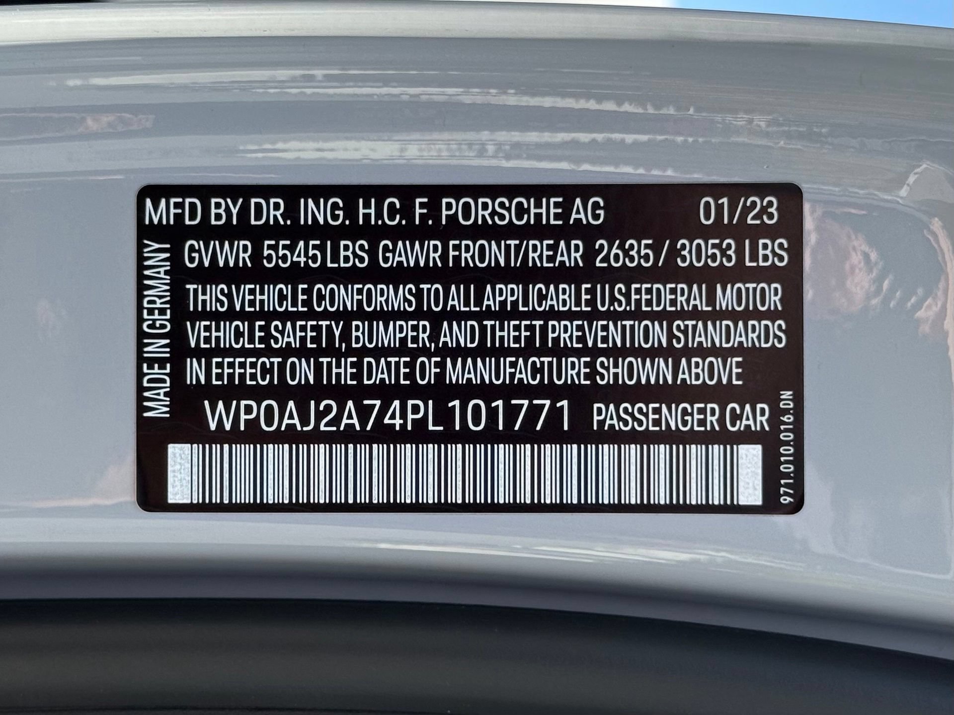 Certified 2023 Porsche Panamera Platinum Edition RWD image 36