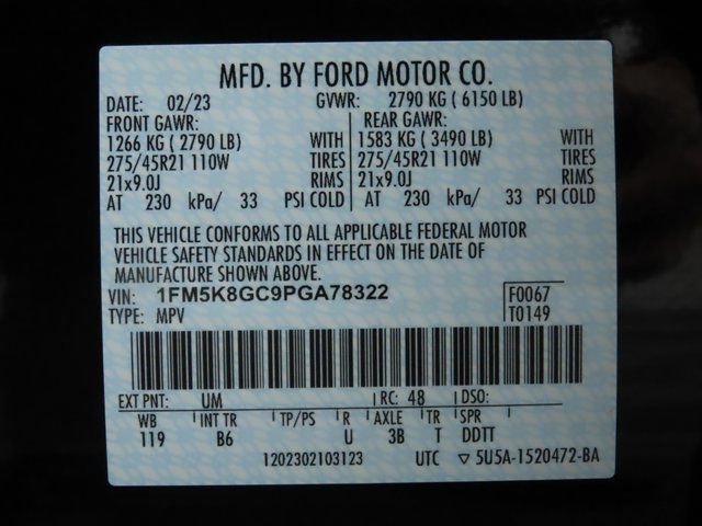 Used 2023 Ford Explorer ST w/ Equipment Group 401A image 36