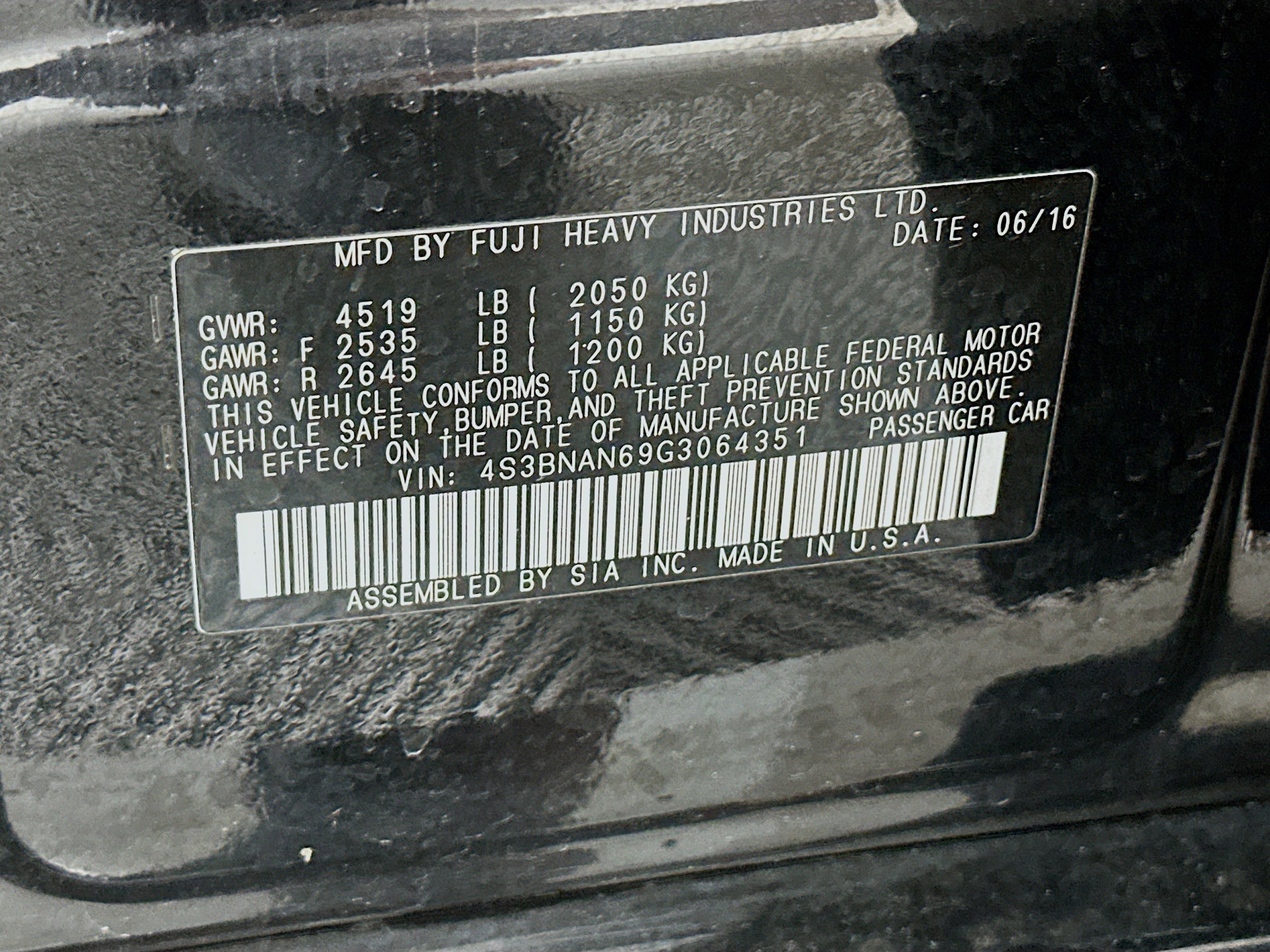 Used 2016 Subaru Legacy 2.5i Limited image 12