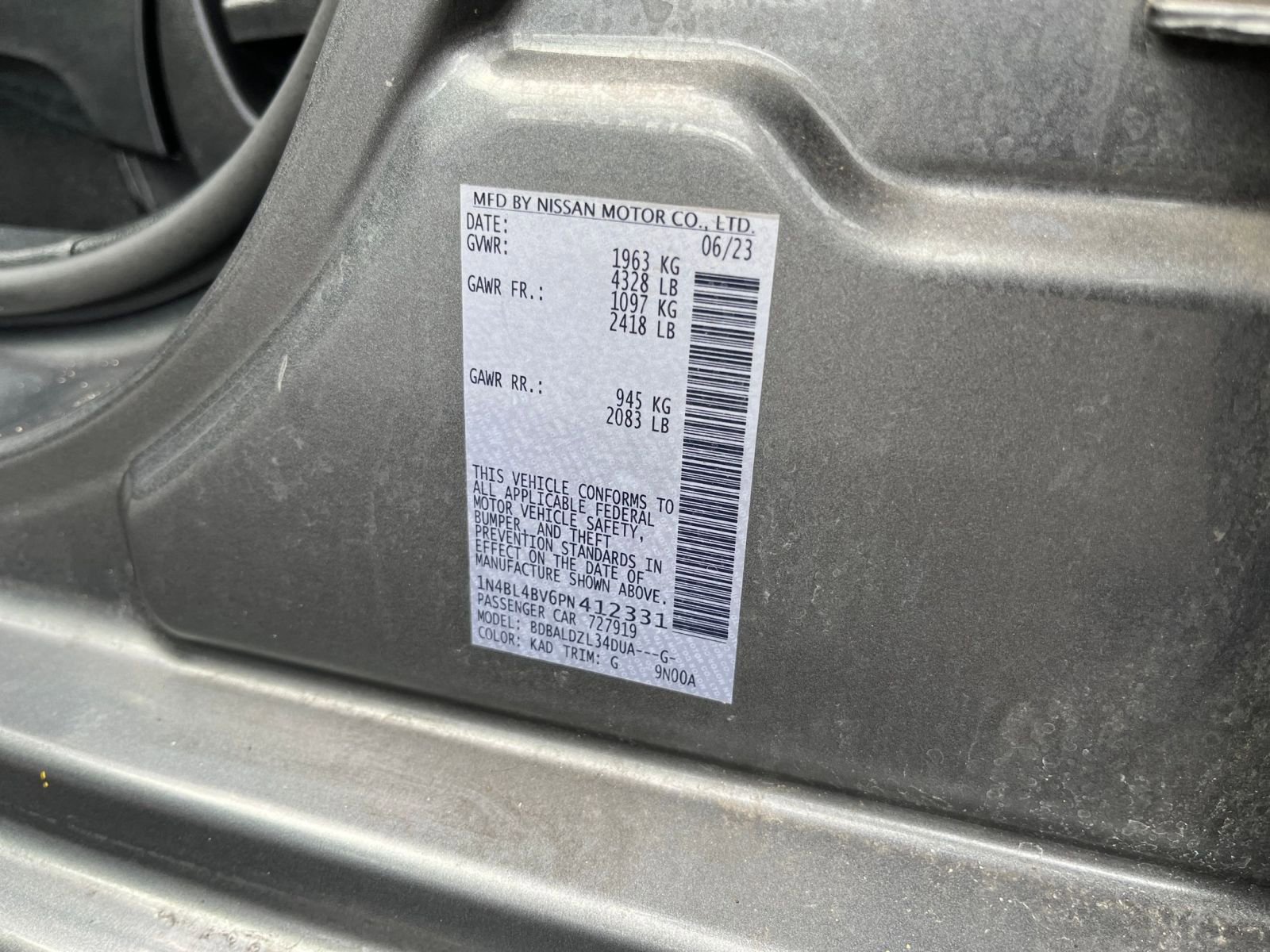 Used 2023 Nissan Altima 2.5 S FWD image 28