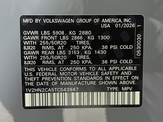 New 2026 Volkswagen Atlas SE AWD/4WD image 33
