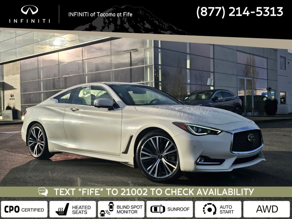 Used 2021 INFINITI Q60 3.0t Luxe w/ Essential Package