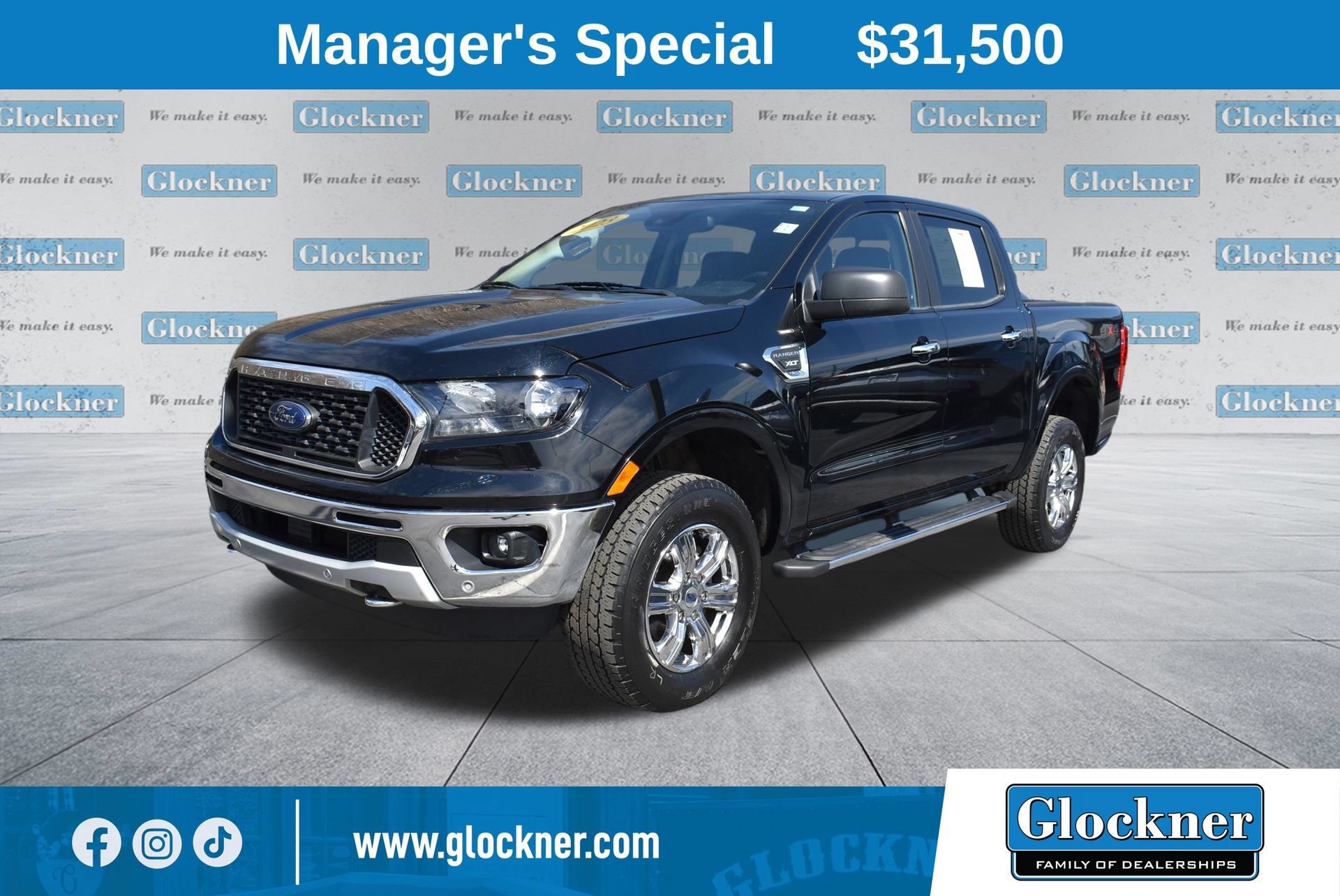 Used 2023 Ford Ranger XLT w/ Equipment Group 302A High AWD/4WD image 1