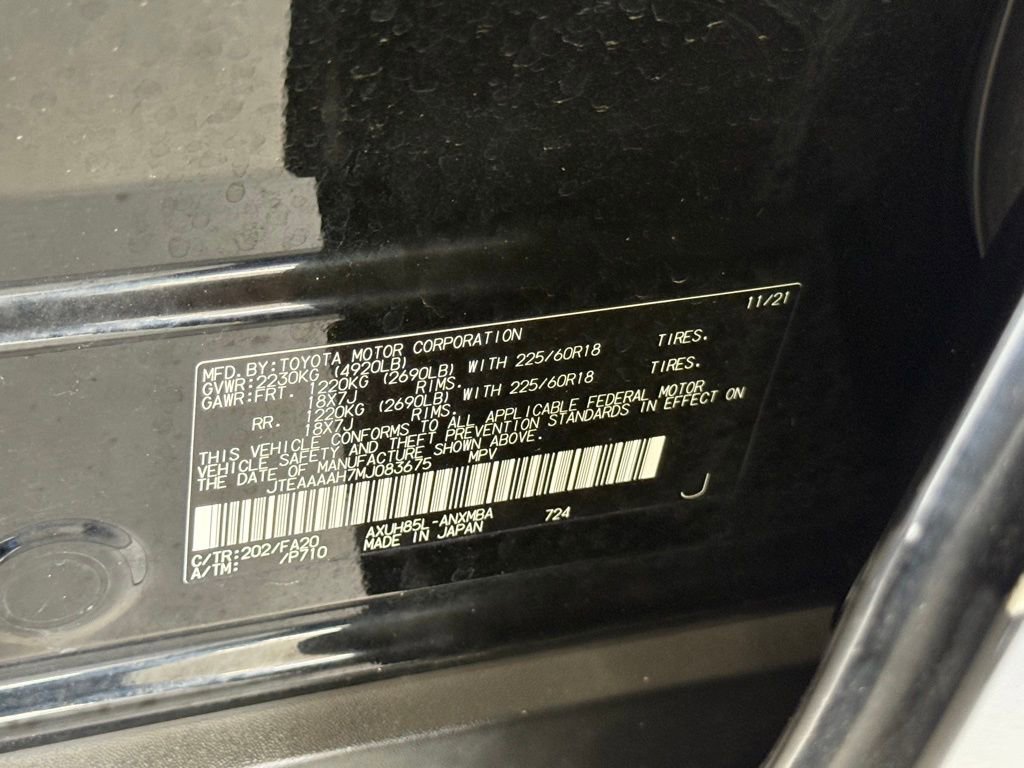 Certified 2021 Toyota Venza LE image 37