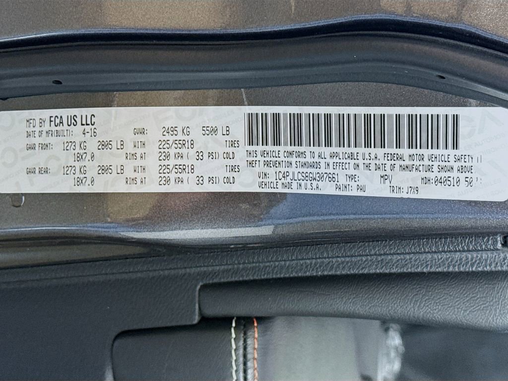 Used 2016 Jeep Cherokee 75th Anniversary image 40