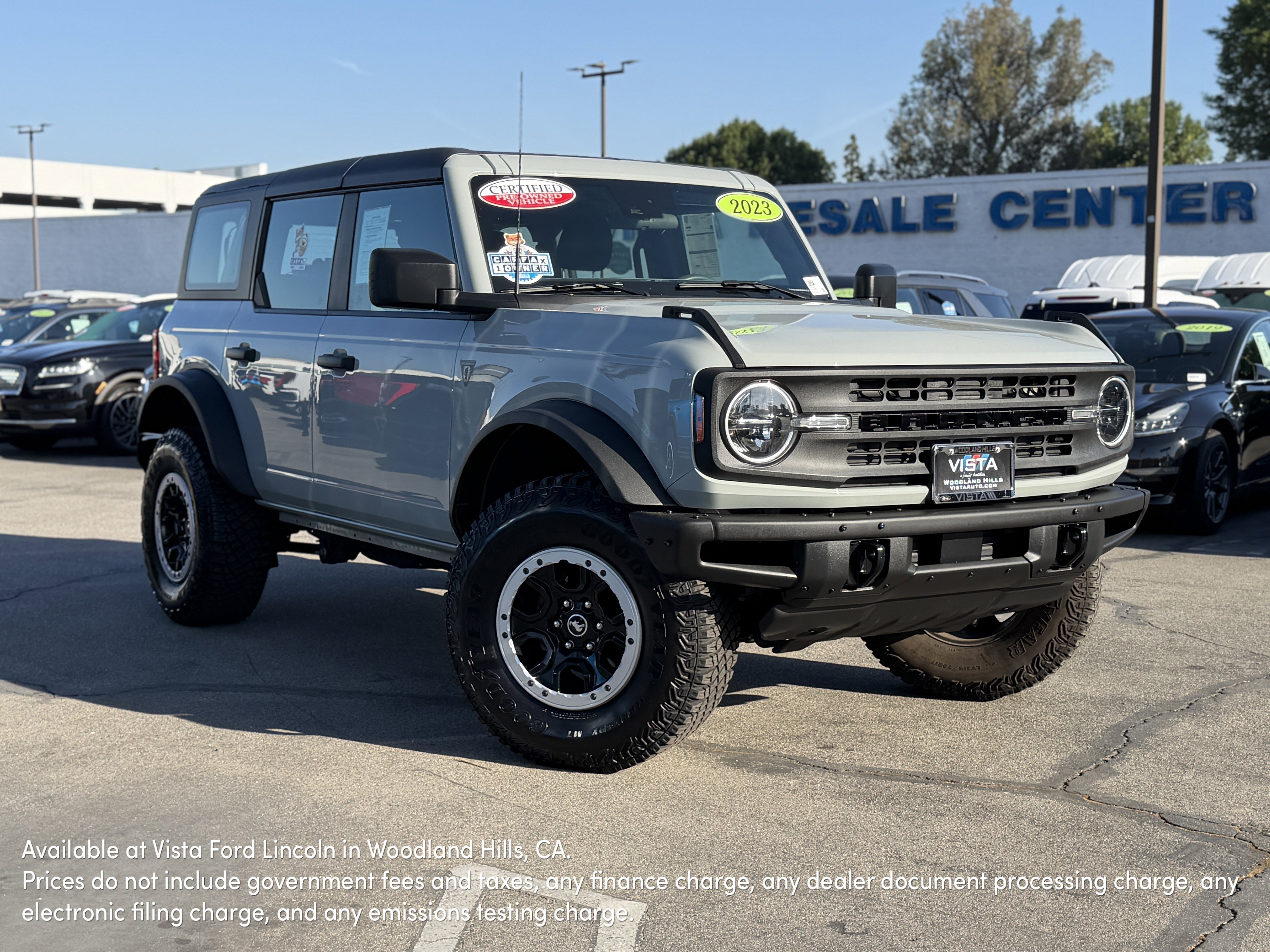 Certified 2023 Ford Bronco 4-Door w/ Sasquatch Package AWD/4WD image 1
