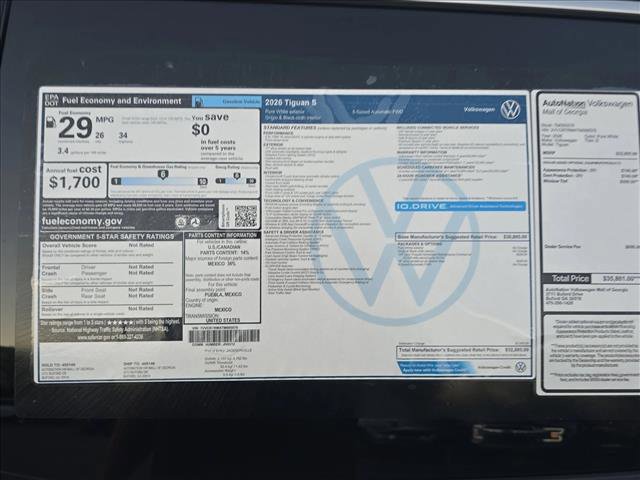 New 2026 Volkswagen Tiguan S image 18