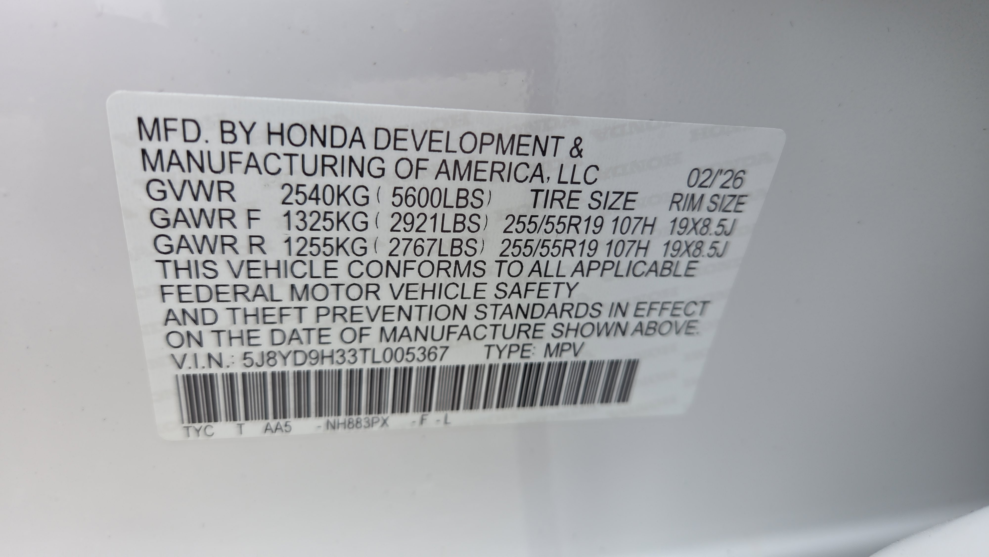 New 2026 Acura MDX FWD image 25