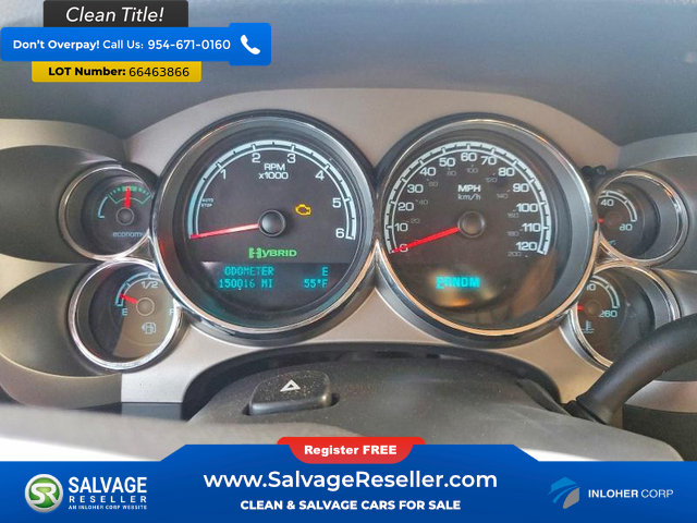 Used 2010 GMC Sierra 1500 4x4 Crew Cab Hybrid image 12
