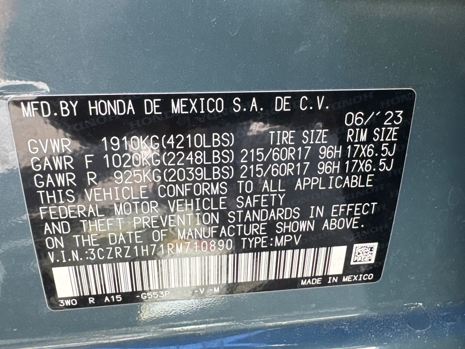 Used 2024 Honda HR-V EX-L image 31