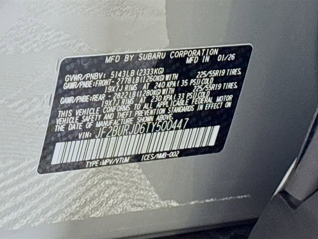 New 2026 Subaru Outback Touring XT image 34