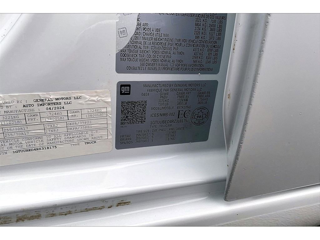 Used 2024 GMC Sierra 1500 SLE image 17