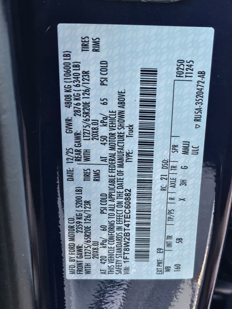 New 2026 Ford F250 Lariat w/ Black Appearance Package image 37