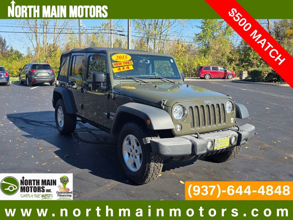Used 2015 Jeep Wrangler Unlimited Sport w/ Quick Order Package 24S