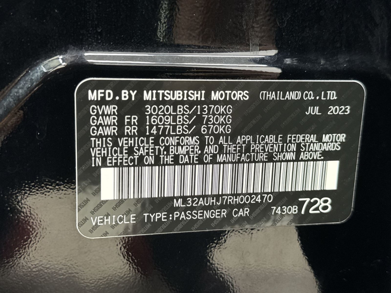 Used 2024 Mitsubishi Mirage ES FWD image 41