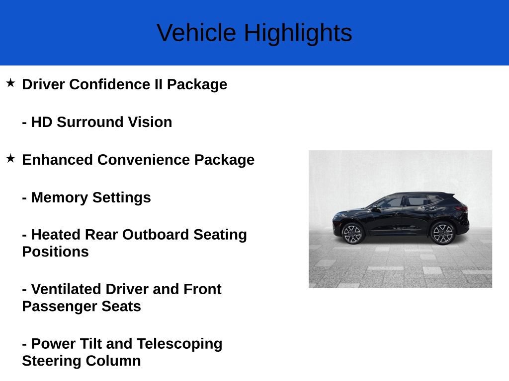 New 2026 Chevrolet Blazer RS w/ Driver Confidence II Package FWD image 3