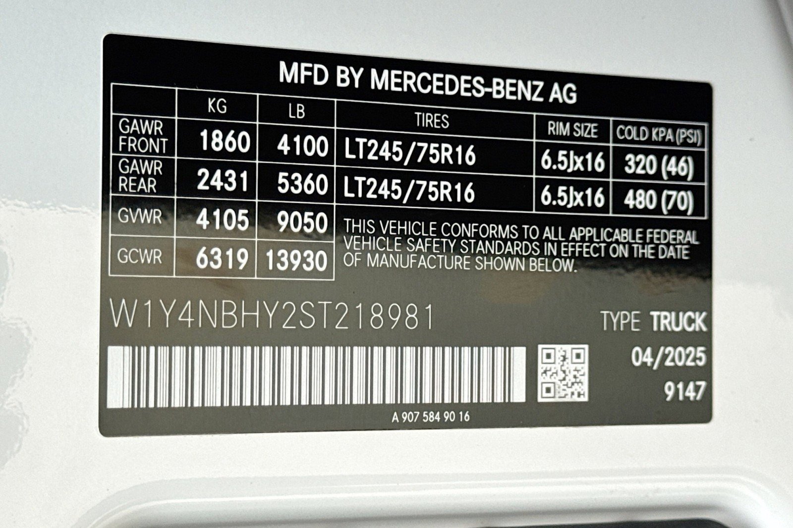 New 2025 Mercedes-Benz Sprinter 2500 image 25