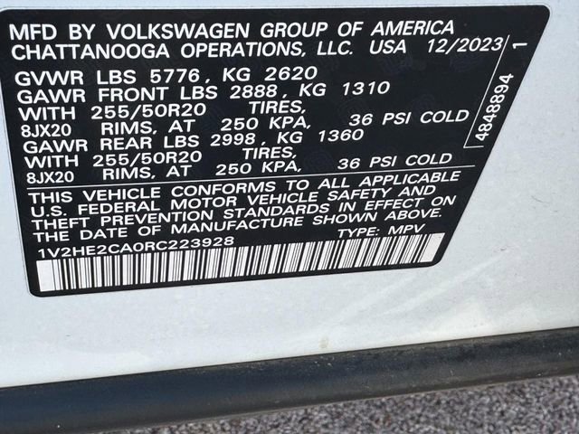 Used 2024 Volkswagen Atlas Cross Sport SE image 32