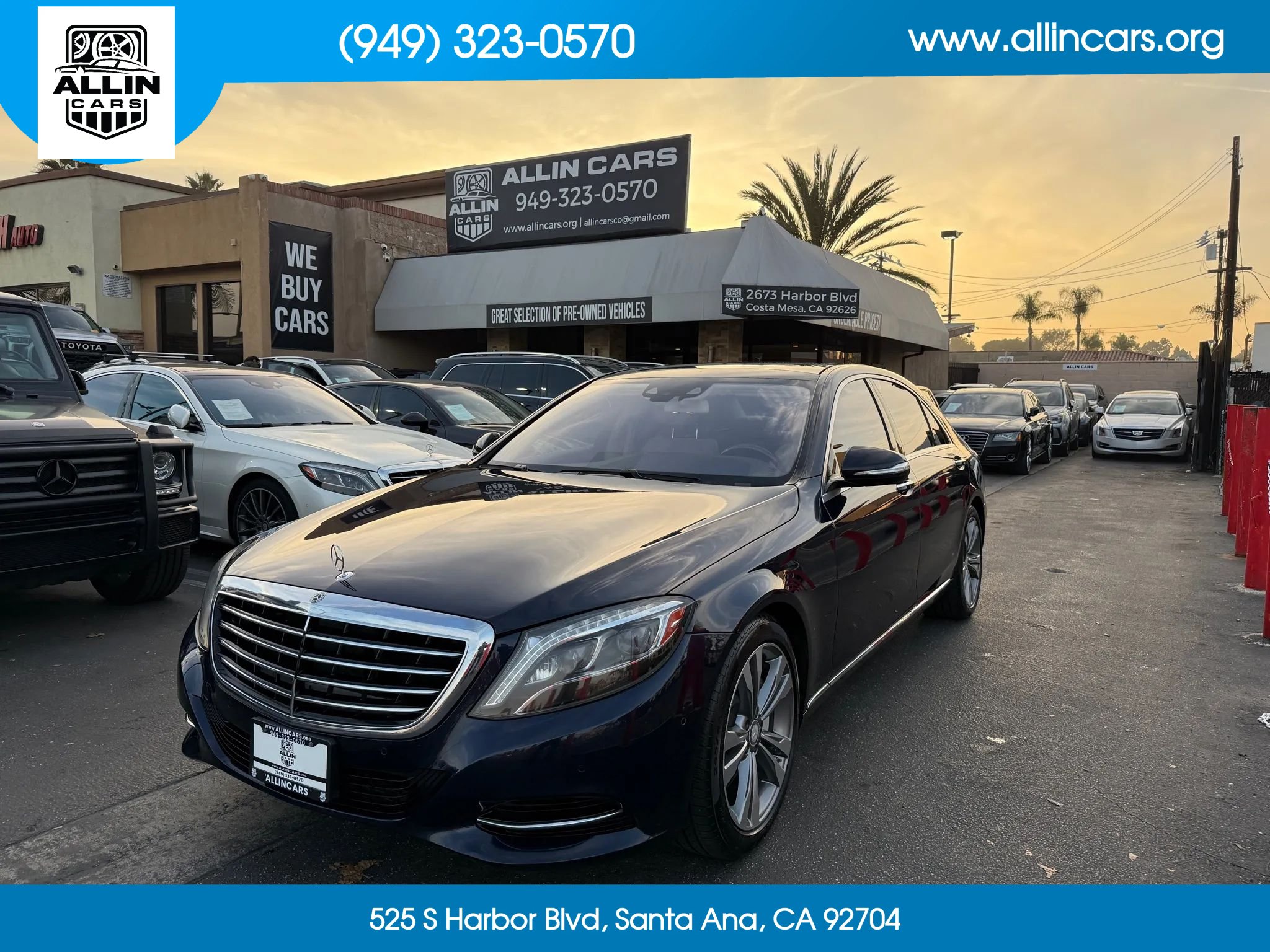 Used 2014 Mercedes-Benz S 550 Sedan w/ Premium 1 Package image 1